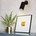 Miniatyrbild 8 av 8: TAK/VÄGGLAMPA SPOT REFLECTOR APP1244-1C SVART