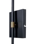 Miniatyrbilde 9 av 10: Vegglampe Svart Metall Justerbar lampeskjerm Gulldetaljer Industriell stil Moderne Belysning