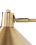 Miniatyrbillede 9 af 11: Væglampe Guld Metal Lampeskærm Justerbar Sengelampe med 2 Lampeskærme Moderne Læselampe til Stuen Belysning Design til Indretning