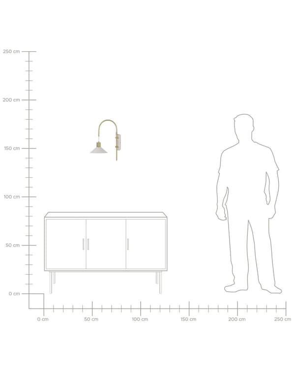 Væglampe Hvid Guld Metal Lampeskærm Justerbar Sengelampe Moderne Læselampe til Stuen Belysning Design til Soveværelse Indretning