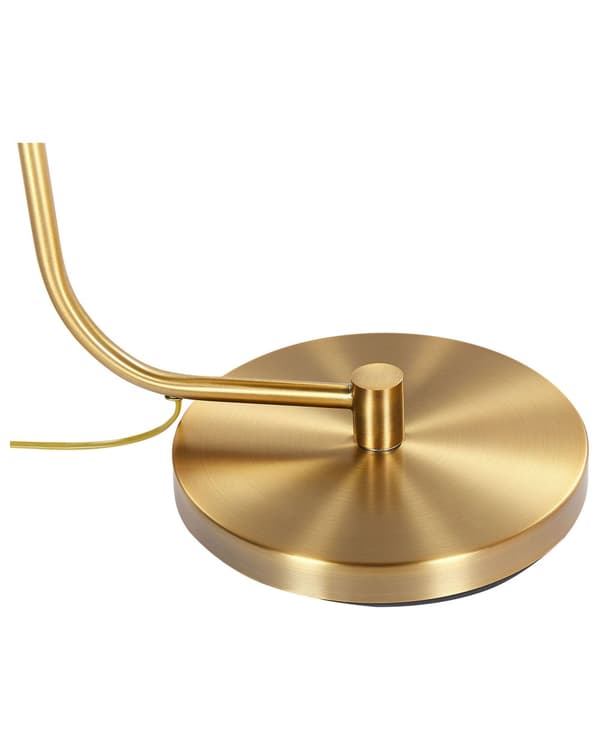 Gulvlampe Kobber Hvit Metall Lin 156 cm Moderne design Stoffskjerm Belysning Dekorativ