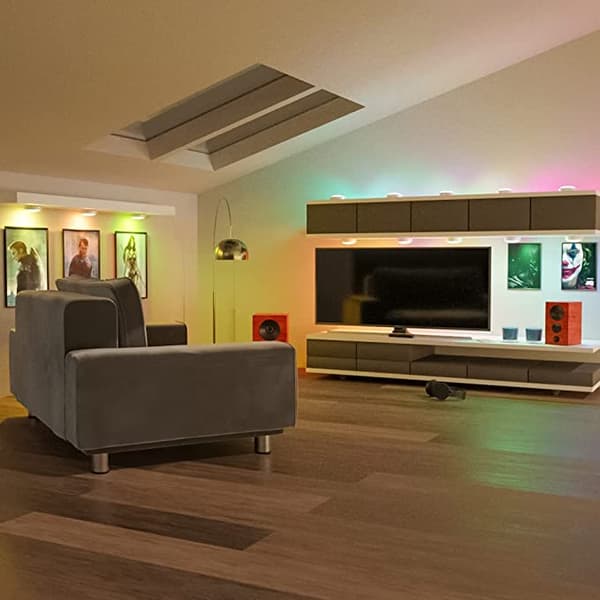INF Skap LED Light Festival Lights med fjernkontroll Hvit  6 Lamps, 2 Remote Controls