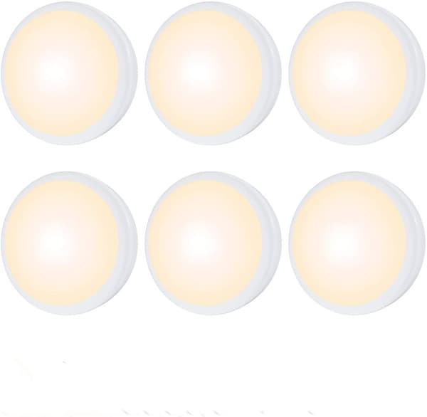 INF Skap LED Light Festival Lights med fjernkontroll Hvit  6 Lamps, 2 Remote Controls