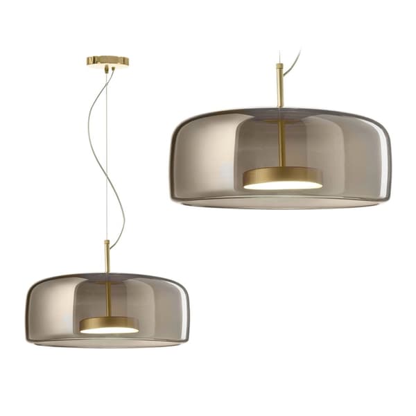 PENDEL GLAS PENDEL LAMPE APP614-1CP GRÅ