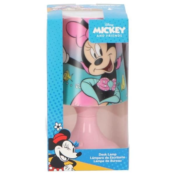 LED sänglampa - DISNEY - Minnie Mouse - 18 cm - Rosa - För barn