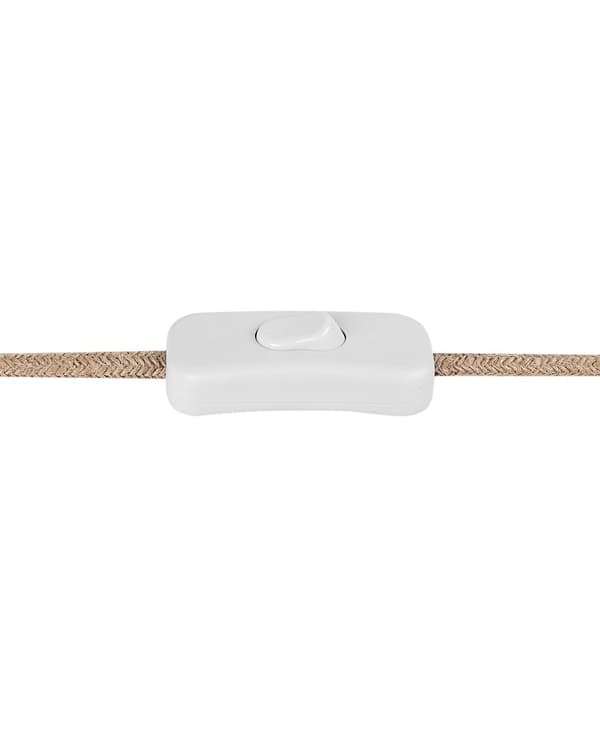 Pöytävalaisin valkoinen 42 cm keraaminen paperi sylinterivarjostin käsintehty boho moderni