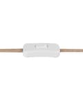Miniatyrbilde 8 av 9: Bordlampe Flerfarget keramisk trommelformet skjerm i polyesterbomull Halvrund regnbuesokkel Minimalistisk design