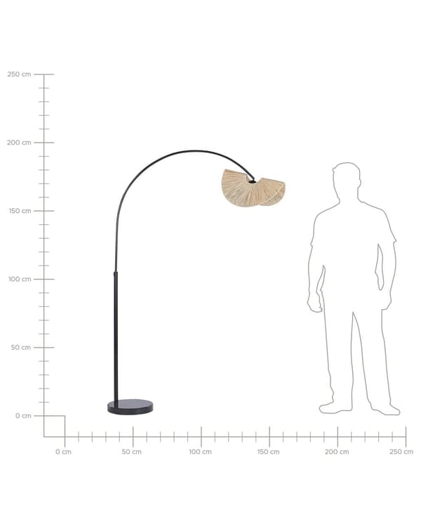 Pendel Lampe Naturpapir Tekstureret Skærm Japandi Naturlig Stil Jute Ledning