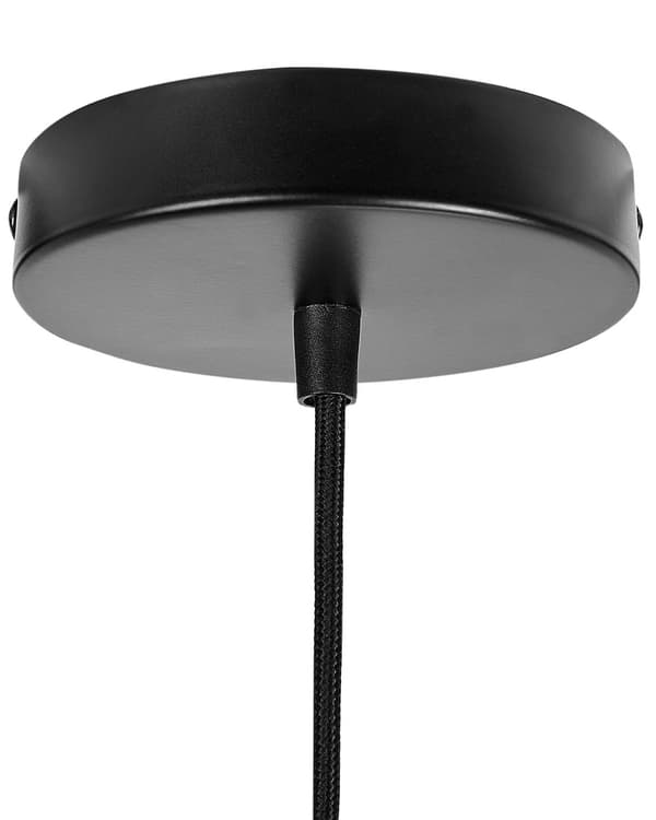 Pendel Lampe Naturpapir Tekstureret Skærm Japandi Naturlig Stil Jute Ledning