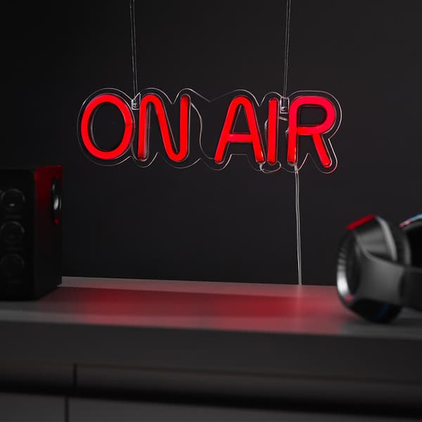 Neonskylt "On Air"