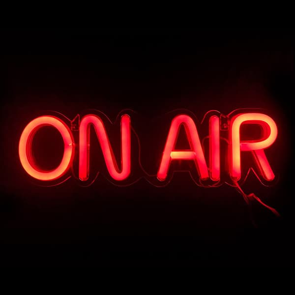 Neonskylt "On Air"