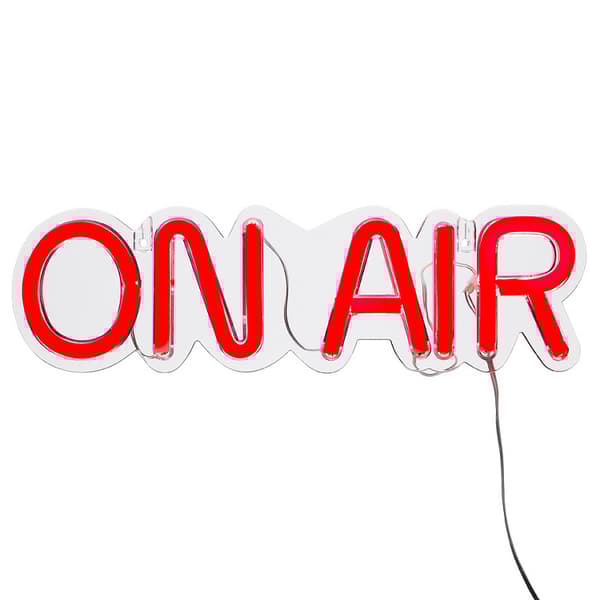 Neonskylt "On Air"