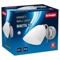 Miniatyrbild 4 av 5: Vägglykta Activejet NIKITA 1P Nikiel Vit ickel Metall Glas 60 W 220-240 V 26 x 12 x 12,5 cm 30 x 12 x 15 cm (1 Delar)