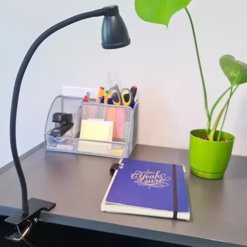 Skrivbordslampa med Klämma - LED Bordslampa