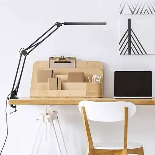 Skrivbordslampa med Arm - LED Bordslampa