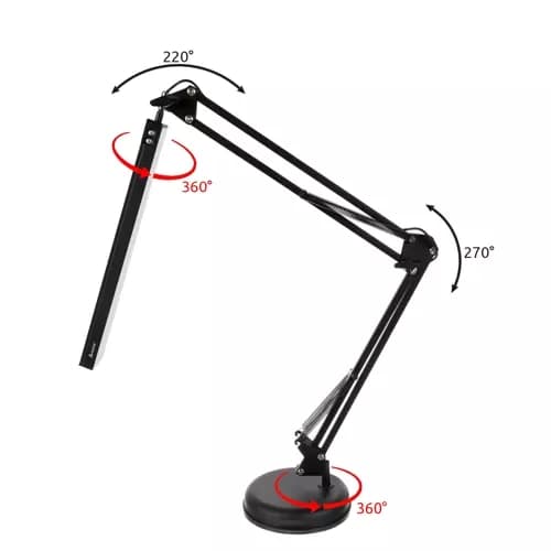Skrivbordslampa med Arm - LED Bordslampa