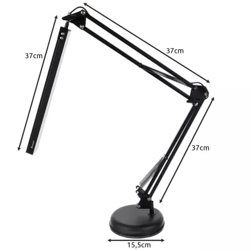 Skrivbordslampa med Arm - LED Bordslampa