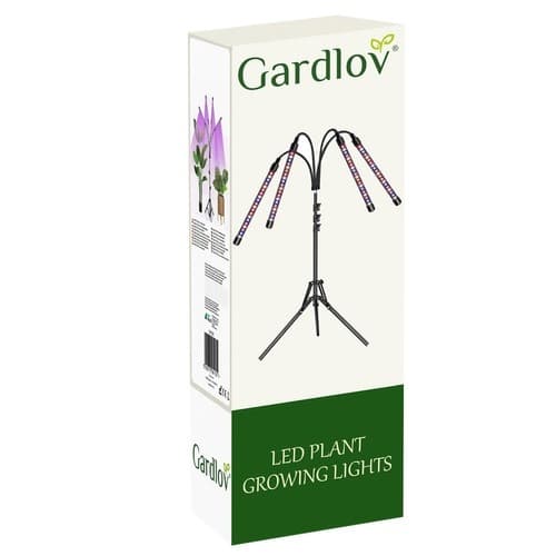 Kasvilamppu Jalustalla / Kasvivalaisin - 4 LED-paneelia