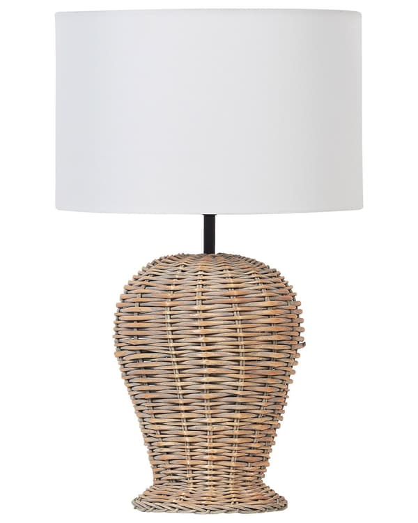 Bordlampe Rotting Lys 30 x 30 x 49 cm Stoffskjerm Stemningsfull belysning Bohemsk og rustikk stil Stue Soverom Nattlampe