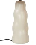 Miniatyrbillede 7 af 9: Bordlampe Beige Keramik H 51 cm Moderne Natbordslampe med Cylinder Lampeskærm Lampefod Sengelampe Bord Lampe til Natbord