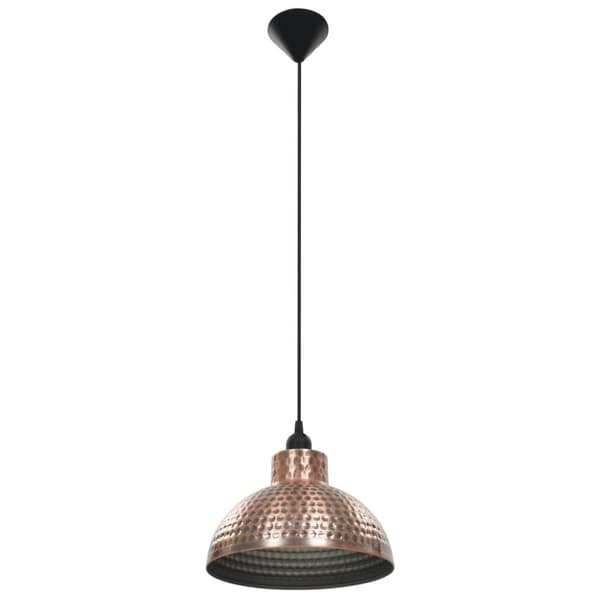 loftlamper halvkugle 2 stk. kobberfarvet
