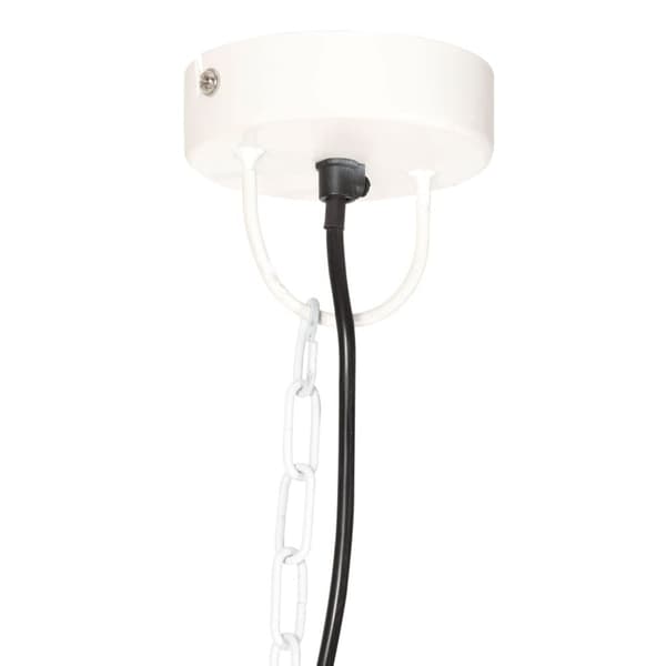 Teollistyylinen riippuvalaisin 25 W valkoinen pyöreä 41 cm E27