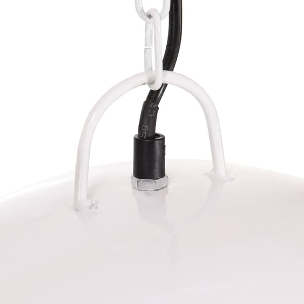 Teollistyylinen riippuvalaisin 25 W valkoinen pyöreä 41 cm E27
