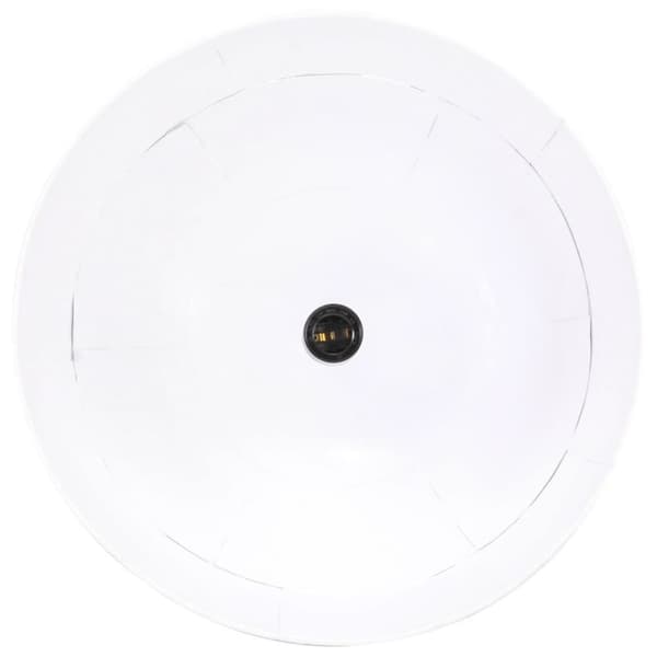 Teollistyylinen riippuvalaisin 25 W valkoinen pyöreä 41 cm E27