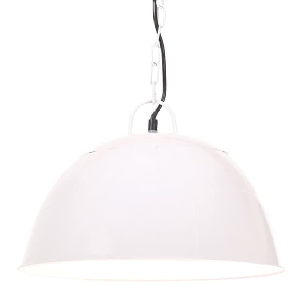 Teollistyylinen riippuvalaisin 25 W valkoinen pyöreä 41 cm E27