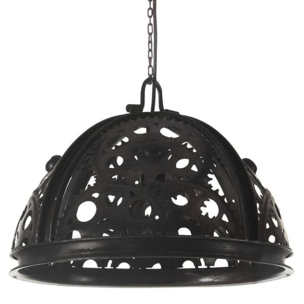 industriel loftlampe med kæde og hjul 45 cm E27