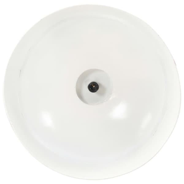 industriel hængelampe 58 cm E27 hvid