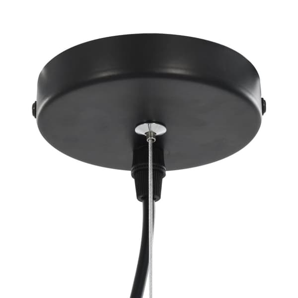 loftslamper 2 stk. halvkugle 40 cm E27 sort og guldfarvet