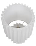 Miniatyrbilde 6 av 9: Bordlampe Hvit Lin 40 cm Moderne design Dekorasjon Belysning Stue Soverom Nattlampe