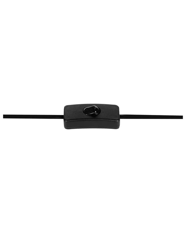 Sett med 2 bordlamper Svart og grå keramikksokkel Plissert syntetisk skjerm Nattbord nattbordslampe