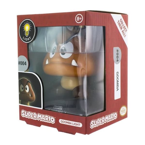 Nattlampa - PALADONE - Goomba - 3D - 10 cm - AAA-batterier ingår ej