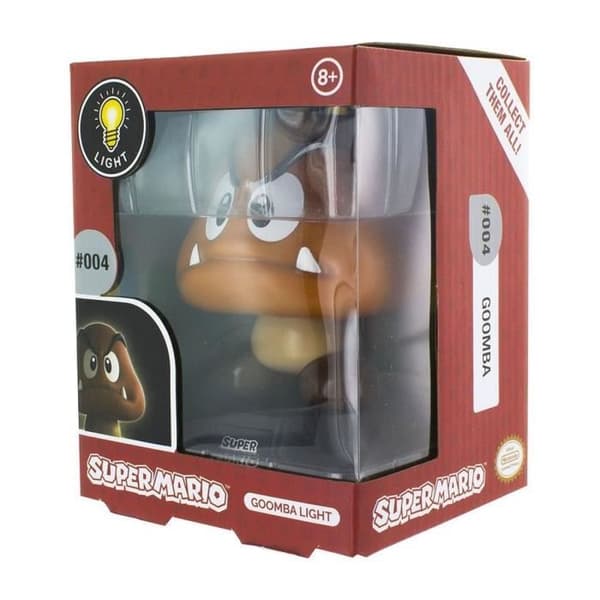 Nattlampa - PALADONE - Goomba - 3D - 10 cm - AAA-batterier ingår ej