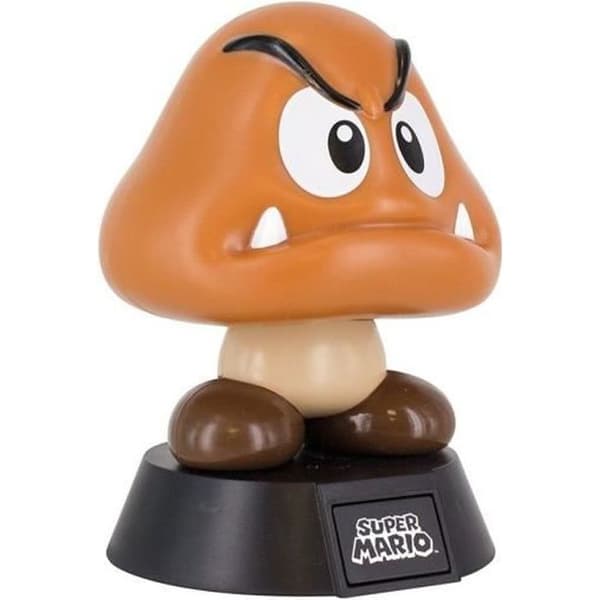 Nattlampa - PALADONE - Goomba - 3D - 10 cm - AAA-batterier ingår ej
