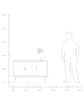 Miniatyrbilde 9 av 9: Bordlampe Hvit Metallsokkel Syntetisk Skjerm Moderne Minimalistisk design Stue Soverom