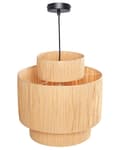 Miniatyrbillede 1 af 8: Pendellampe naturfarve palmeblad naturlig boho-stil