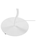 Miniatyrbillede 7 af 9: Bordlampe hvid 48 cm jern plast krympet kegle lampeskærm håndlavet moderne