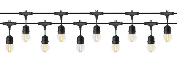 Udendørs Garland Black Woj+14342