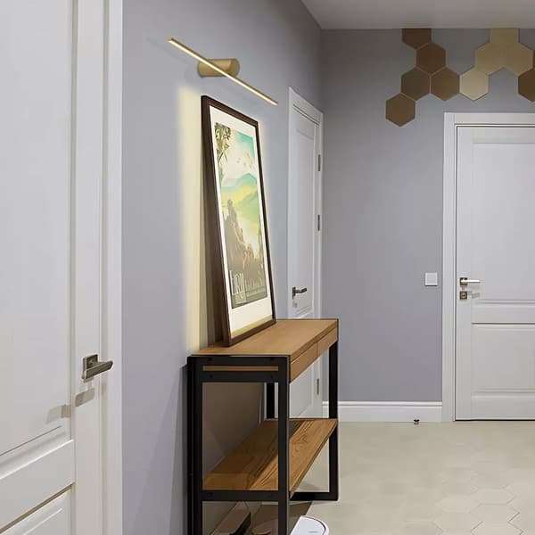 LED -badrumsvägglampa 60 cm app1348 gammalt guld