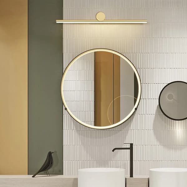 LED badeværelsesvæglampe 80 cm APP1346-W guld