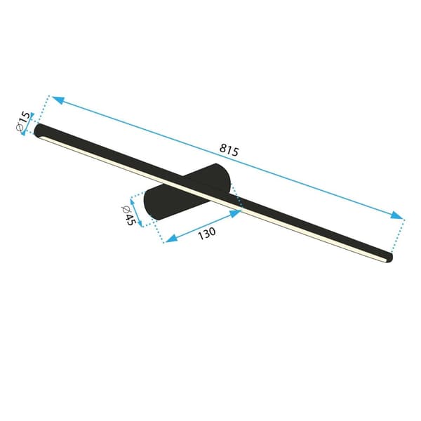 VÆGLAMPE TOOLIGHT LED APP1349 BRUSH GOLD