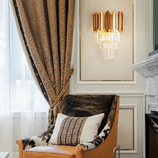Crystal Lamp Wall Lamp 312357 Guld
