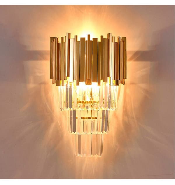 Crystal Lamp Wall Lamp 312357 Guld
