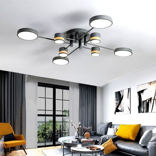 App528-8c grå loftslampe