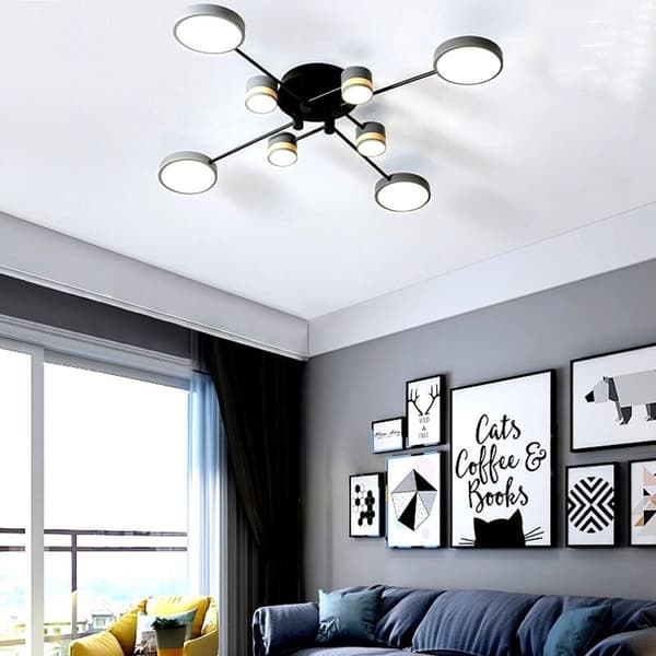 App528-8c grå loftslampe