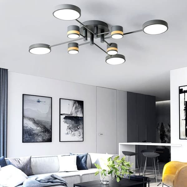 App528-8c grå loftslampe