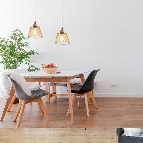 APP945-1CP Sæt gylden loftslampe